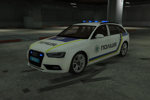 Ukrainian Police Audi A4 Avant 